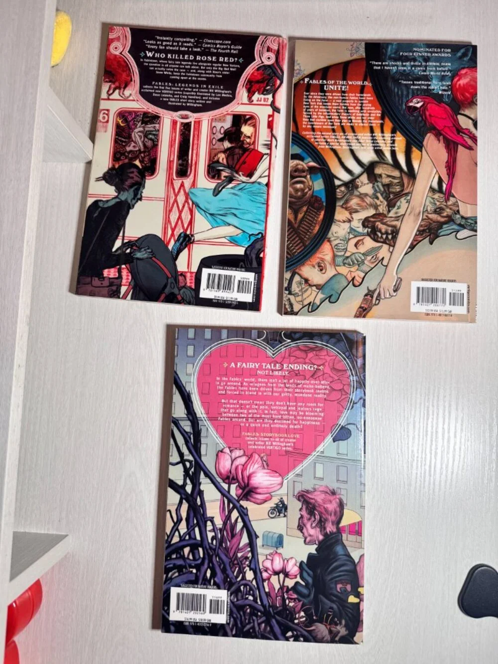 VERTIGO Comics Fables Vol 1-3: Legends in Exile, Animal Farm & Storybook Love